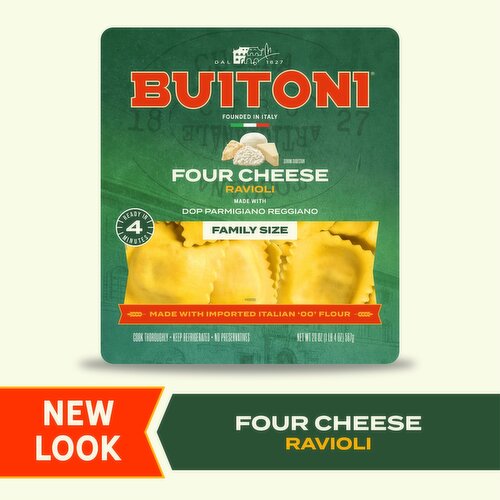 Buitoni Four Cheese Ravioli Pasta Family Size, 20 oz