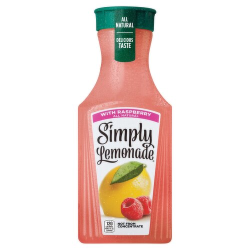 Simply Lemonade w/ Raspberry Bottle, 52 fl oz