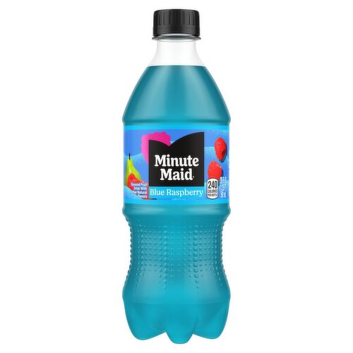 Minute Maid Blue Raspberry Flavored Fruit Drink, 20 fl oz