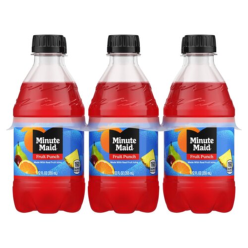 Minute Maid Fruit Punch Juice, 6 count, 12 fl oz