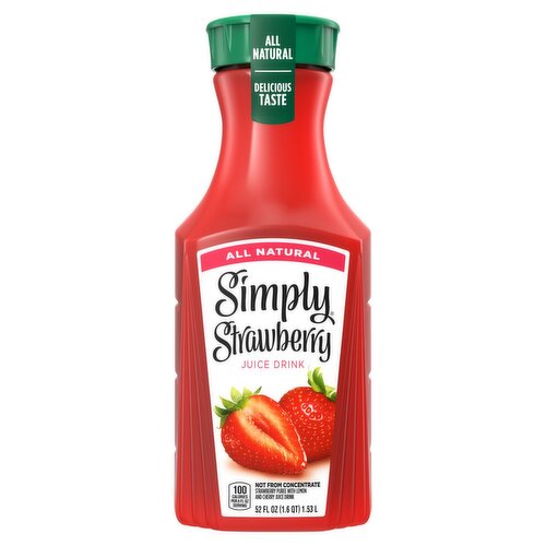 Simply Strawberry Juice Drink, 52 fl oz