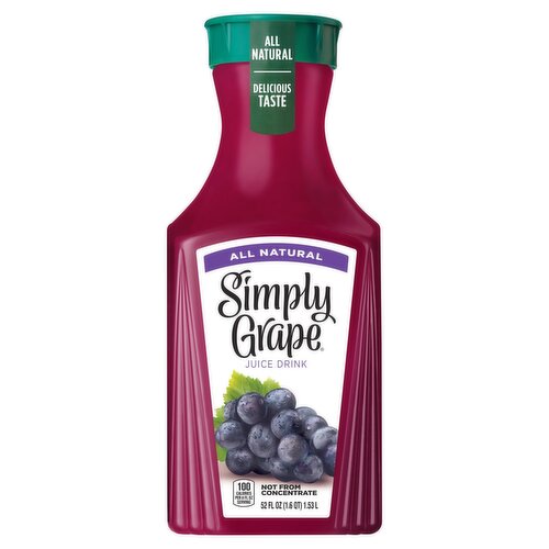 Simply Grape Juice Drink, 52 fl oz