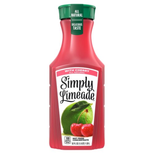 Simply Limeade with Cherry Juice, 52 fl oz