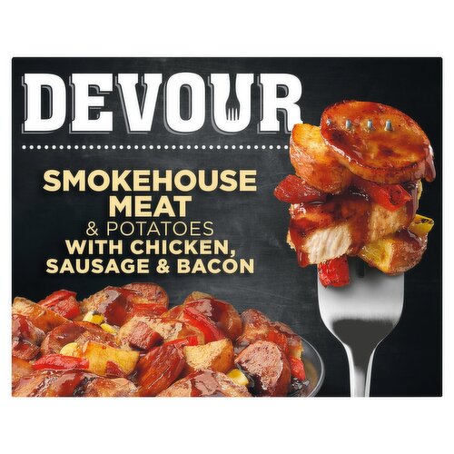 Devour Smokehouse Meat & Potatoes with Chicken, Sausage & Bacon, 9.8 oz