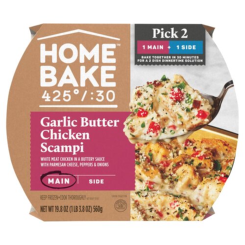 Home Bake 425° / :30 Main Garlic Butter Chicken Scampi, 19.8 oz