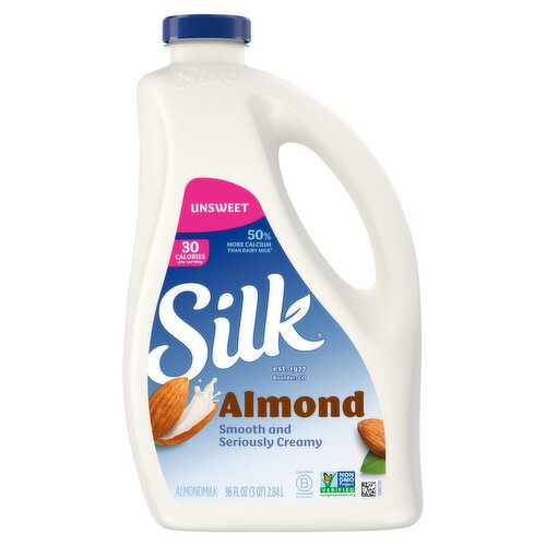 Silk Unsweet Almondmilk, 96 fl oz