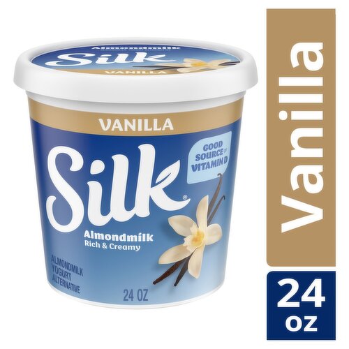 Silk Vanilla Almondmilk Yogurt Alternative, 24 oz