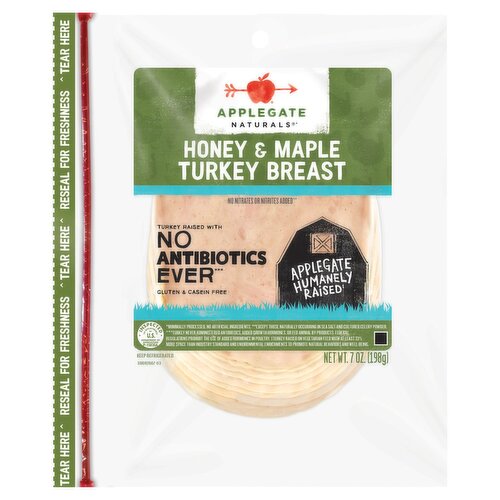 Applegate Naturals Honey & Maple Turkey Breast, 7 oz