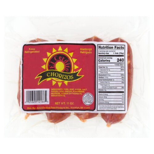 El Cerdito Chorizos, 11 oz