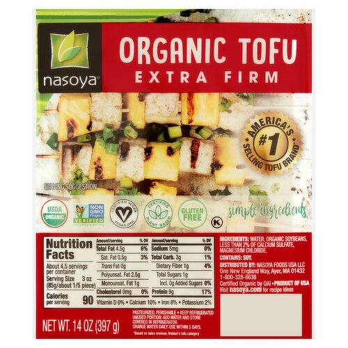 Nasoya Extra Firm Organic Tofu, 14 oz