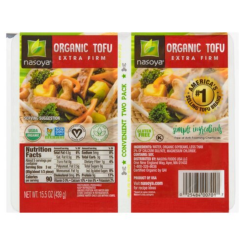 Nasoya Extra Firm Organic Tofu, 15.5 oz