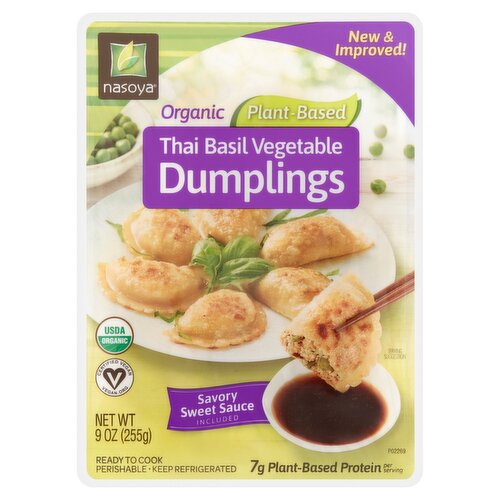 Nasoya Organic Thai Basil Vegetable Dumplings, 9 oz