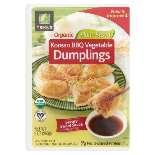 Nasoya Organic Korean BBQ Vegetable Dumplings, 9 oz