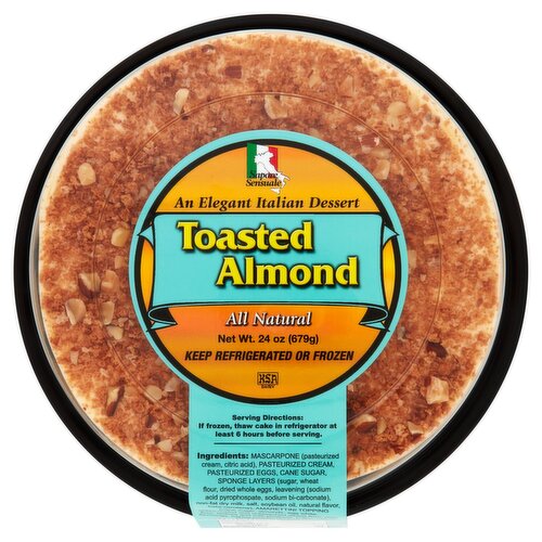 Sapore Sensuale Toasted Almond Cake, 24 oz