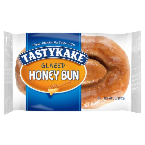 Tastykake Glazed Honey Bun, 5 oz