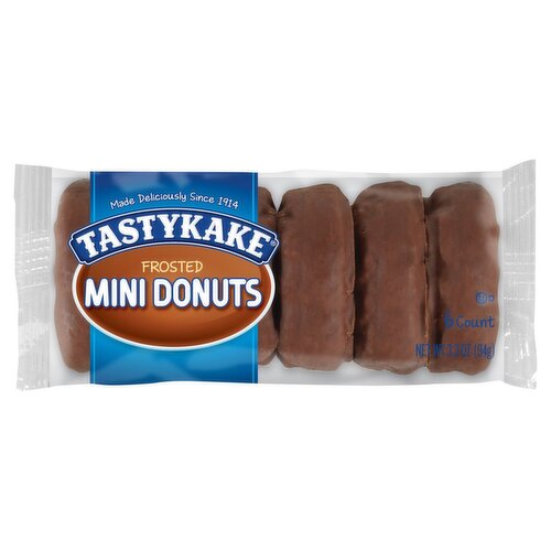 Tastykake Frosted Mini Donuts, 6 count, 3.3 oz