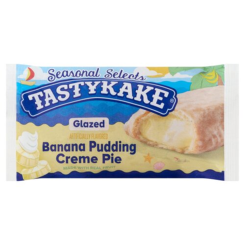 Tastykake Glazed Banana Pudding Creme Pie, 4.5 oz