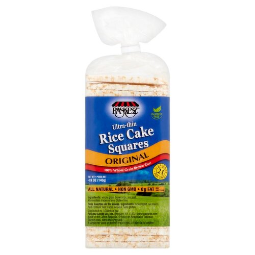 Paskesz Original Ultra-Thin Rice Cake Squares, 4.9 oz