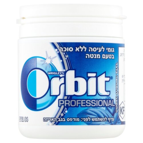 Wrigley's Orbit Professional Peppermint Chewing Gum, 60 count, 3 oz