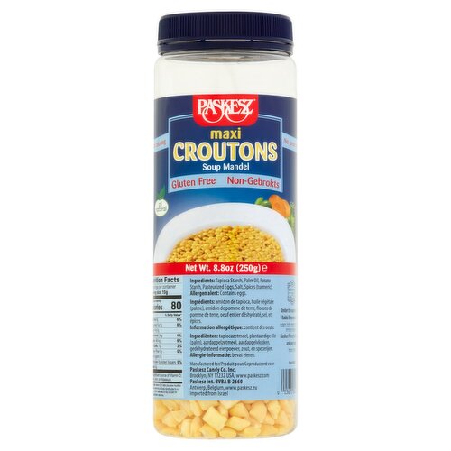 Paskesz Maxi Soup Mandel Croutons, 8.8 oz