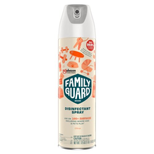 Family Guard Citrus Disinfectant Spray, 17.5 oz