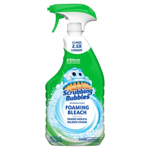 Scrubbing Bubbles Foaming Bleach Bathroom Cleaner, 32 fl oz