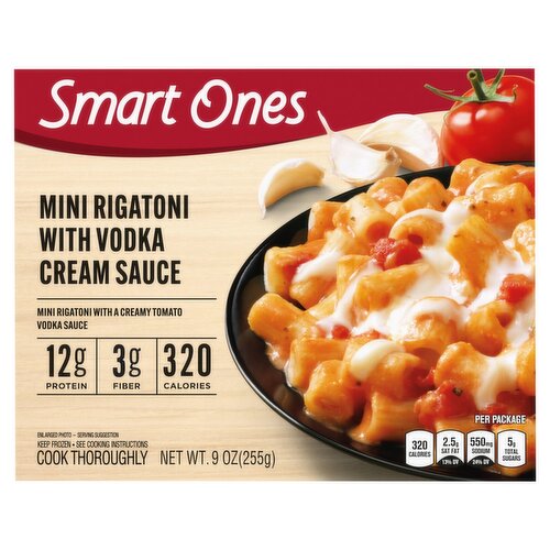 Smart Ones Mini Rigatoni with Vodka Cream Sauce, 9.0 oz