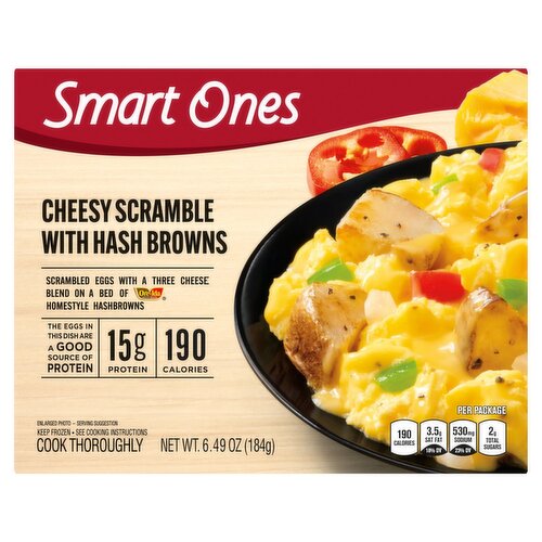 Smart Ones Cheesy Scramble with Hash Browns, 6.49 oz