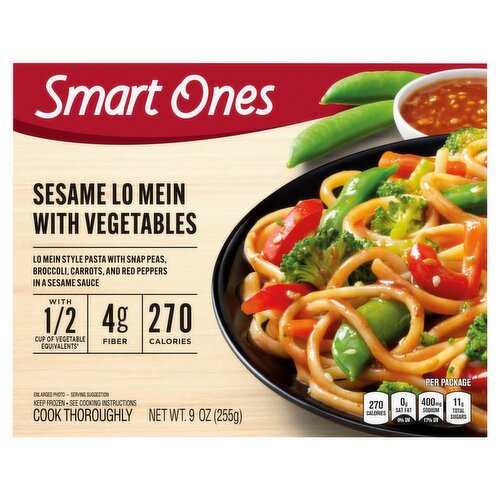 Smart Ones Sesame Lo Mein with Vegetables, 9 oz 
