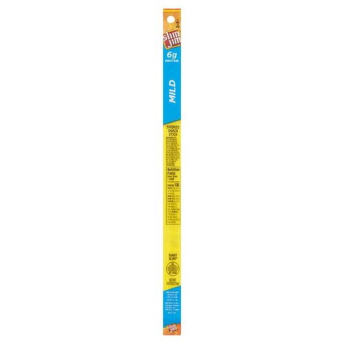 Slim Jim Giant Slim Mild Smoked Snack Stick, 0.97 oz