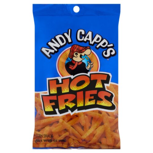 Andy Capp's Hot Fries Corn Snack, 3 oz
