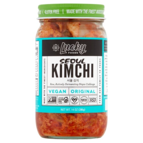 Lucky Foods Original Seoul Kimchi, 14 oz