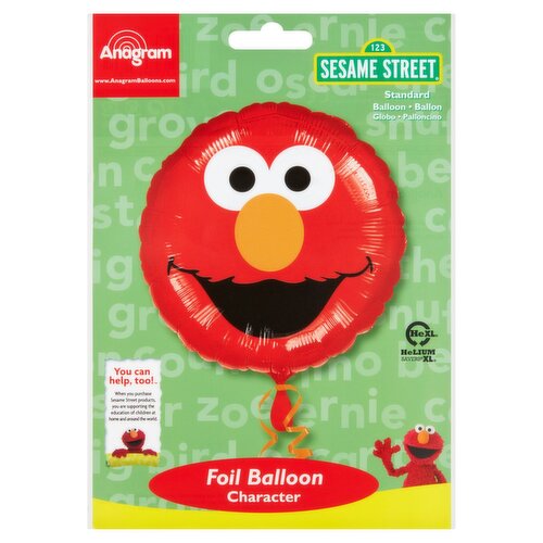 Anagram Sesame Street Standard Character Foil Balloon