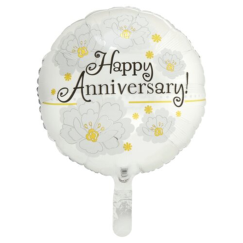 Happy Anniversary! Mylar Balloon, 18 in, 1 count