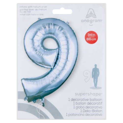 Anagram Supershape 9 Decorative Balloon, 1 count