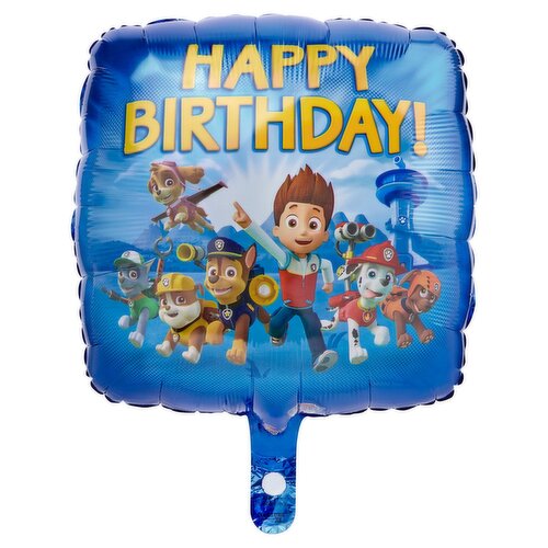 Nickelodeon Paw Patrol Happy Birthday! Standard Foil Balloon, 17 in, 1 count