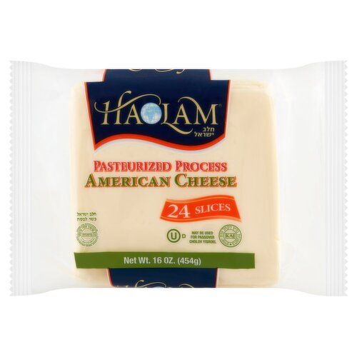 Haolam American Cheese Slices, 24 count, 16 oz