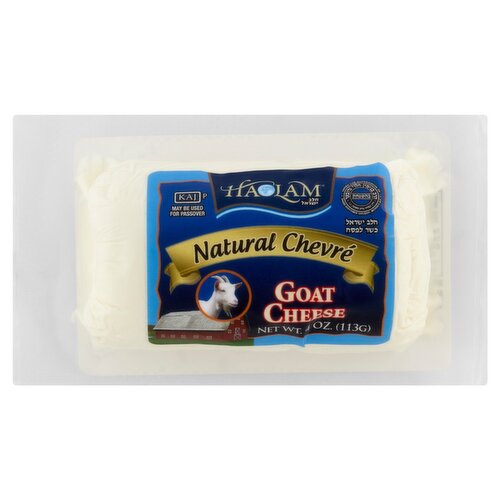 Haolam Natural Chevré Goat Cheese, 4 oz