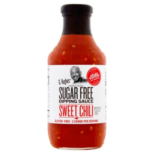 G Hughes Sugar Free Sweet Chili Dipping Sauce, 18 oz