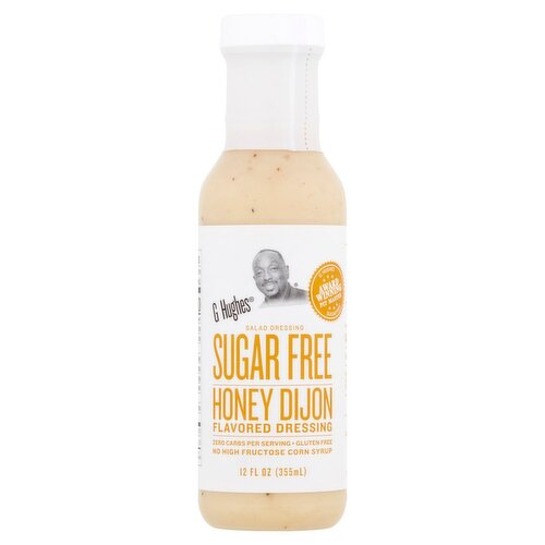 G Hughes Sugar Free Honey Dijon Flavored Salad Dressing, 12 fl oz