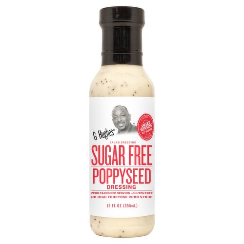 G Hughes Sugar Free Poppyseed Salad Dressing, 12 fl oz