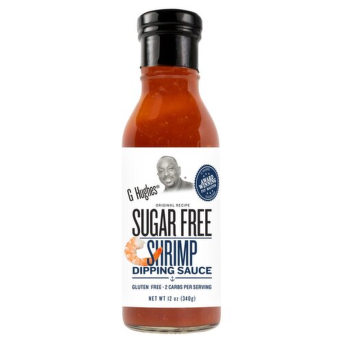 G Hughes Original Recipe Sugar Free Shrimp Dipping Sauce, 12 oz