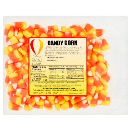 Rayge Candy & Nuts Candy Corn, 12 oz