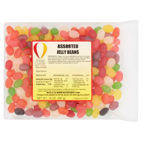 Rayge Candy & Nuts Assorted Jelly Beans, 14 oz