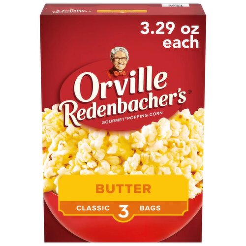 Orville Redenbacher's Butter Gourmet Popping Corn, 3.29 oz, 3 count