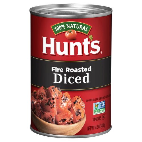 Hunts Fire Roasted Diced Tomatoes, 14.5 oz