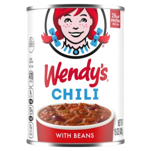 Wendy's Chili with Beans, 15 oz