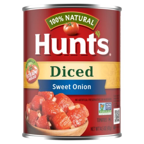 Hunt's Diced Tomatoes with Sweet Onion, 14.5 oz