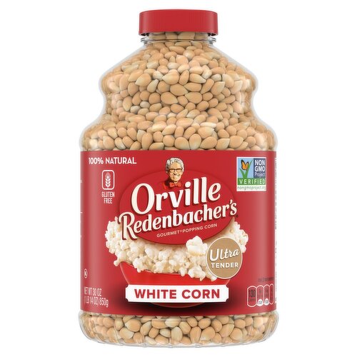 Orville Redenbacher's Original Gourmet White Popcorn Kernels, 30 Ounce