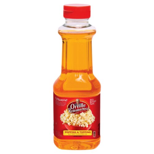 Orville Redenbacher's Popping & Topping Buttery Flavored Oil, 16 fl oz